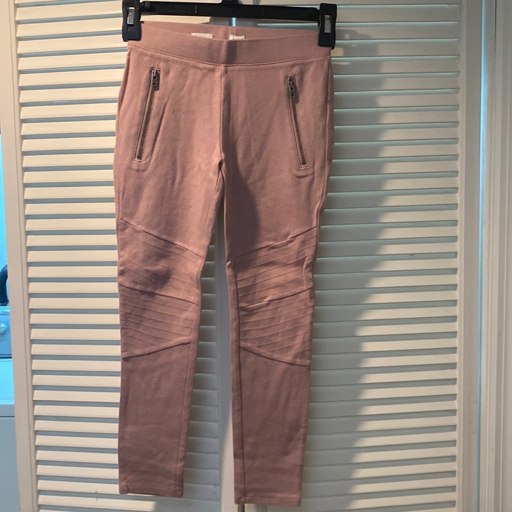 Gap dusty pink girls leggings.